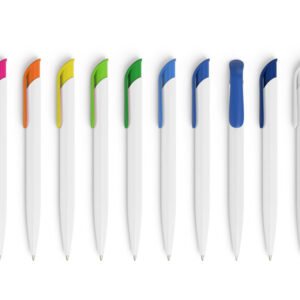Échantillon de stylo à bille avec agrafe arrondie