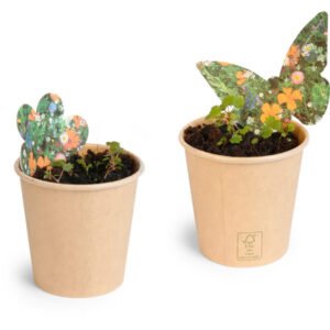 Papier avec graines de fleurs