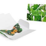 Papier avec graines de fleurs