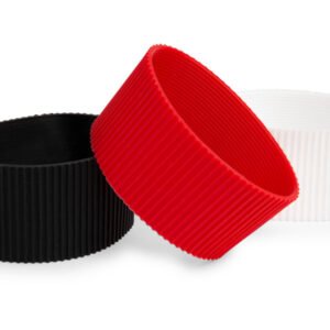Gobelets en porcelaine avec bande en silicone