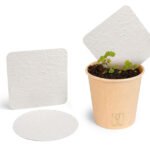 Dessous de verre en papier à base de graines