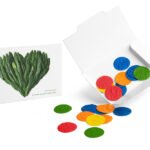 Confettis avec graines de fleurs