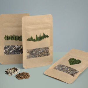Sachets de graines avec fenêtre
