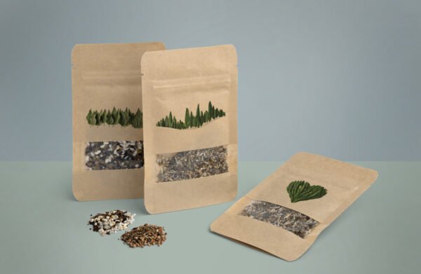 Sachets de graines avec fenêtre