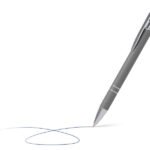 Échantillons de stylos à bille en métal avec Soft Touch, fonction stylet et notes chromées