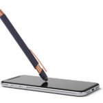 Échantillons de stylos à bille en métal avec Soft Touch, fonction stylet et notes chromées