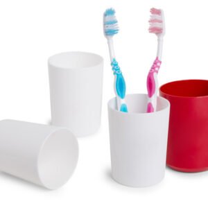 Échantillon de gobelet à brosses à dents