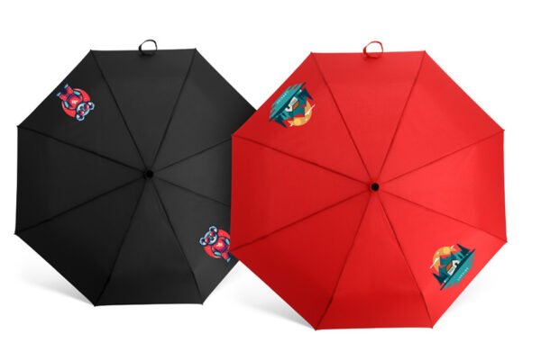 Parapluies avec poignée en fibre de verre