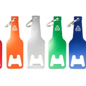 Échantillons de décapsuleurs en aluminium recyclé