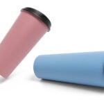 Échantillon de gobelet réutilisable en plastique
