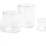 Échantillon de verre isotherme droit