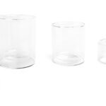 Échantillon de verre isotherme droit