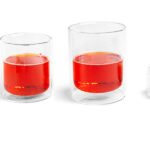 Échantillon de verre isotherme droit