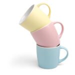 Échantillon de tasse convexe, pastel