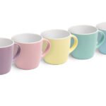 Échantillon de tasse convexe, pastel