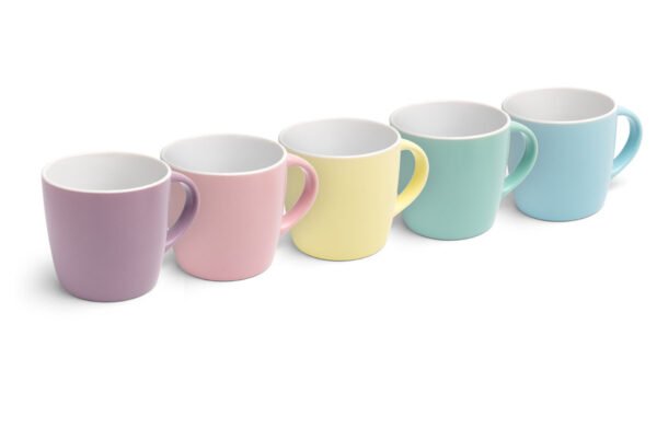 Échantillon de tasse convexe, pastel