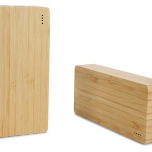Échantillon de powerbank en bambou 20 000 mAh