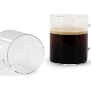Échantillon de tasse en verre borosilicate