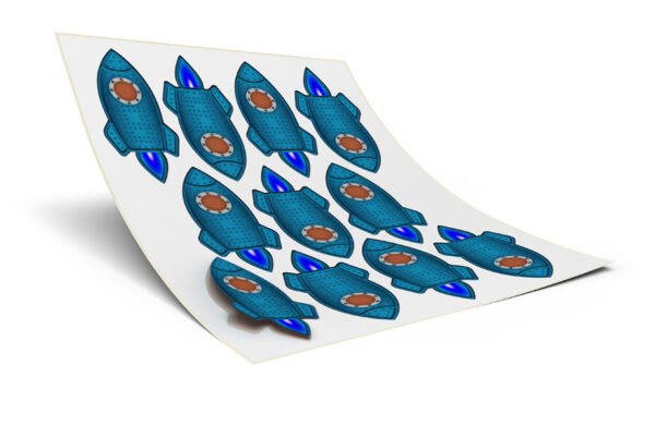 Feuilles d’autocollants