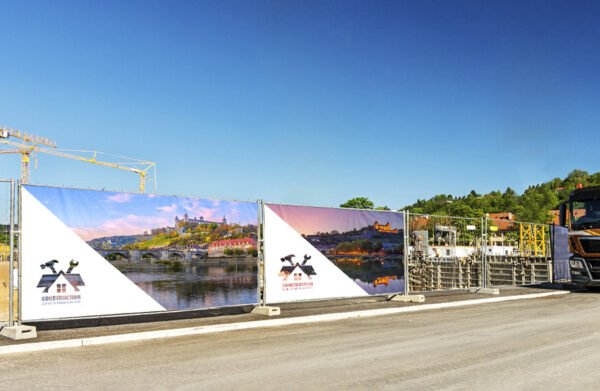 Bâches pour clôtures de chantier