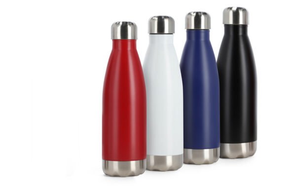 Échantillon de bouteille isotherme en acier inoxydable