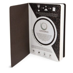 Calepins issus de marc de café, couverture souple