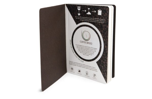 Calepins issus de marc de café, couverture souple