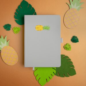 Calepins en similicuir d’ananas