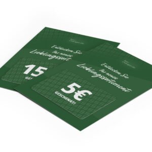 Flyers avec carte collée
