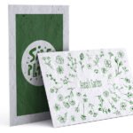 Cartes de visite en papier à base de graines