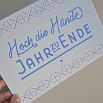 Cartes postales letterpress