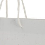 Sacs en papier avec cordon en papier tressé