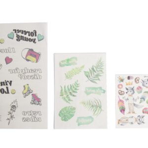 Tatouages adhésifs personnalisés (sur feuilles)