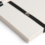 Blocs-notes en brique de lait recyclée avec stylo à bille