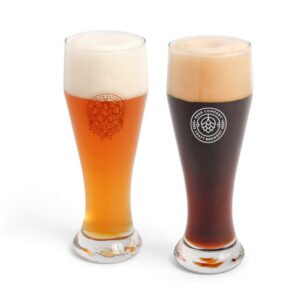 Verres à bière blanche classiques