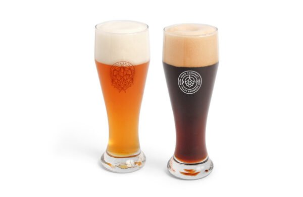 Verres à bière blanche classiques