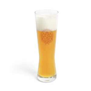Verres à bière blanche modernes