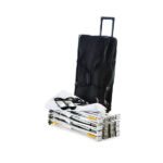 Stand pliable tissu courbe, structure avec impression