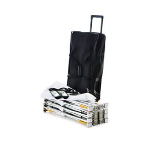 Stand pliable tissu courbe, structure avec impression