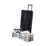 Stand pliable classique en matière textile, structure avec impression