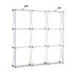 Stand pliable classique en matière textile, structure avec impression