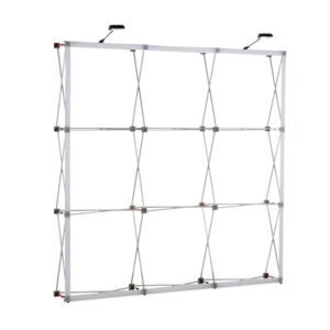 Stand pliable classique en matière textile, structure avec impression
