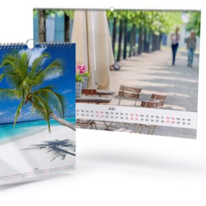 Calendriers muraux avec reliure à spirale