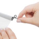 Kakémono imprimé d’un seul côté, structure avec impression