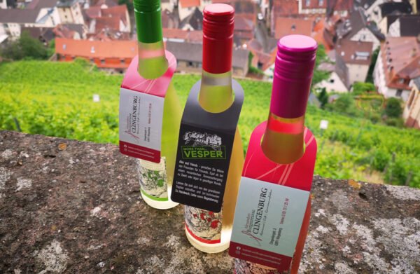 Étiquettes pour goulot de bouteille