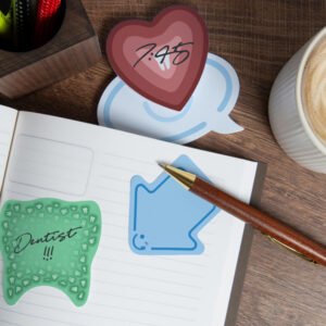 Bloc-notes adhésifs avec formes spéciales