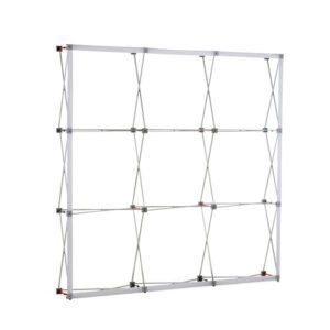 Structure de stand pliable tissu basique