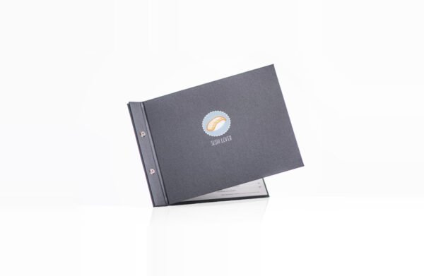 Cartes de menu avec couverture