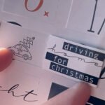 Carte de vœux « calendrier de l’avent » 2 pages