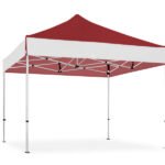 Tentes avec bannières interchangeables 3 x 3 m, structure avec impression